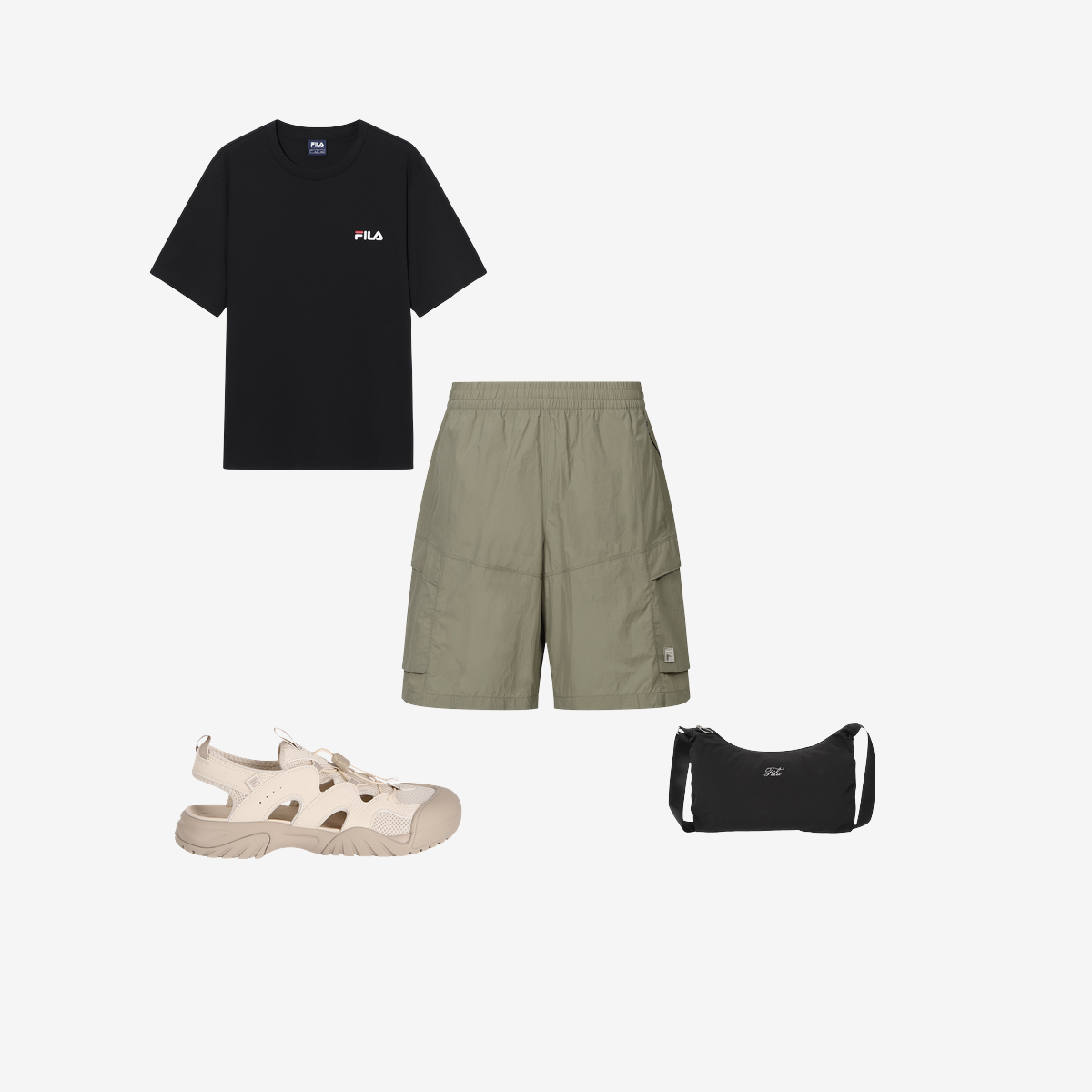 우먼스 데일리 셔링 크로스백