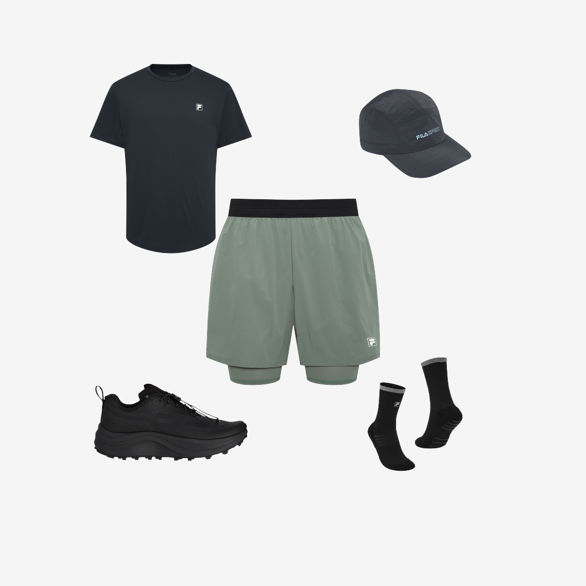 Drywave 러닝 메쉬 하이브리드 반팔티