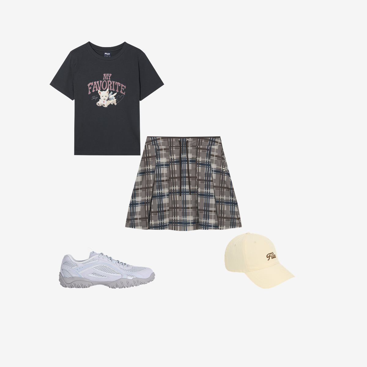 <김나영 착용> 휠라 에샤페 LX 블루