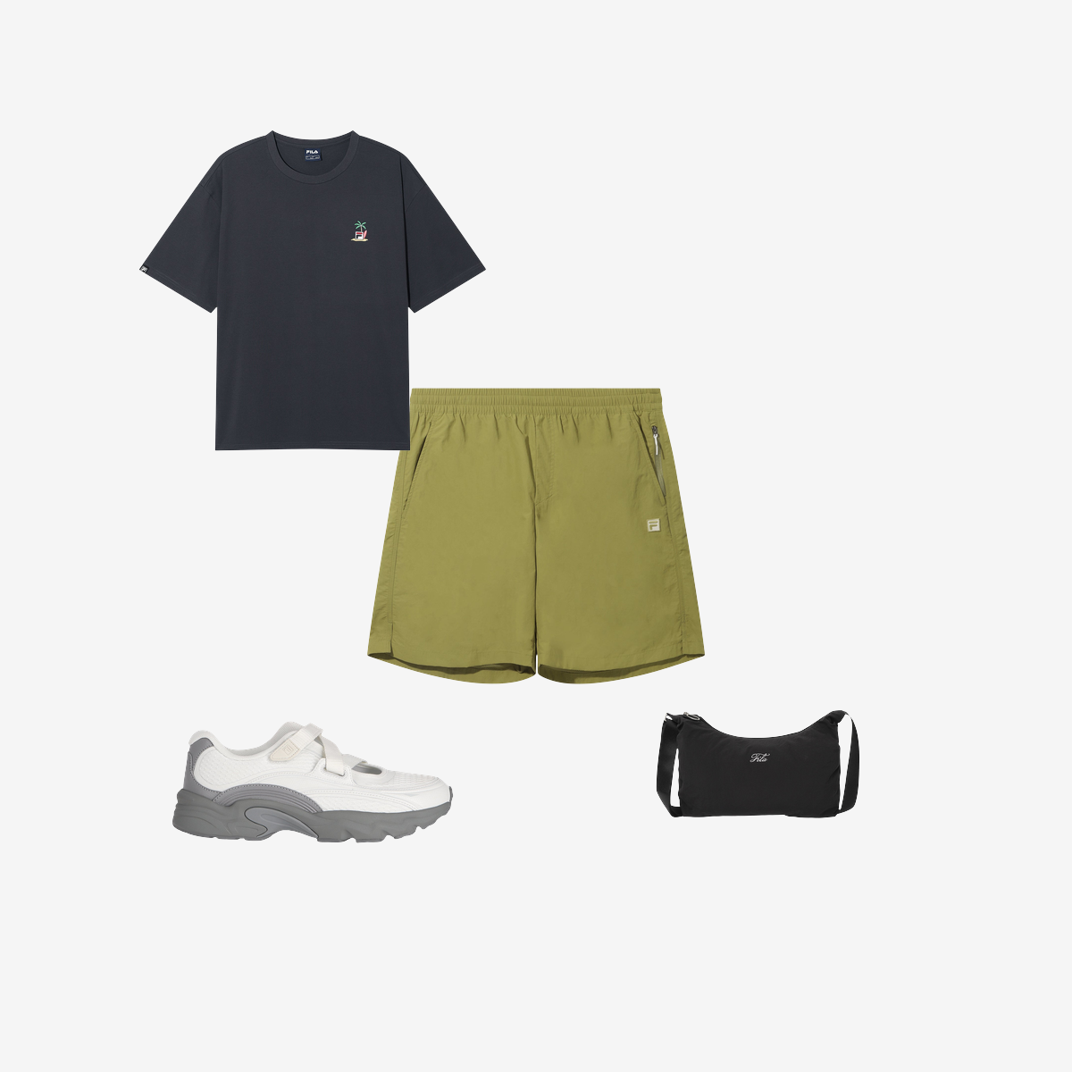 우먼스 데일리 셔링 크로스백